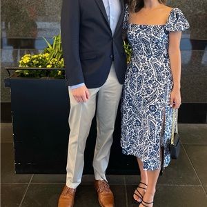 Blue Francesca’s dress — super cute!